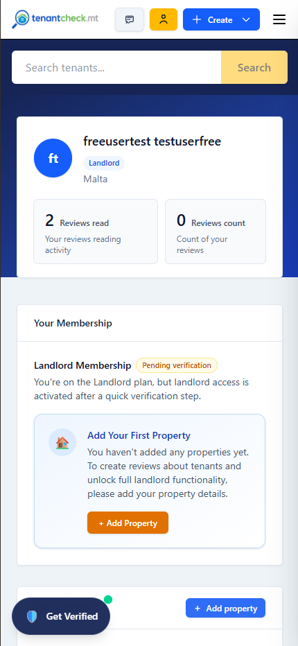 Add first property
